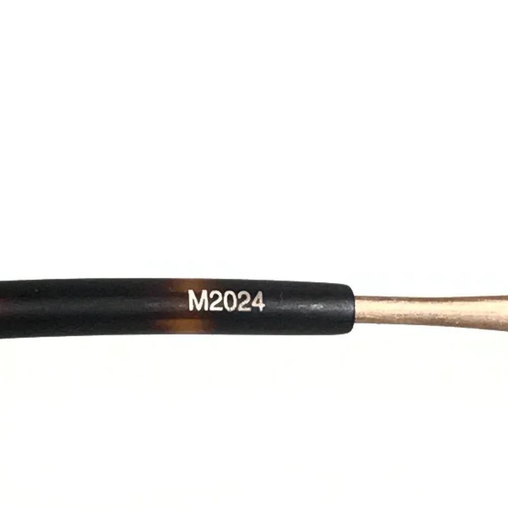 Matsuda Eyeglasses Frames M2024 SBR Brown Havana Gold Round Full Rim 45-21-144